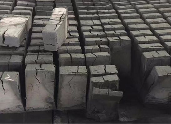 Black Grey Nitrided Ferro Chrome Alloys 100mm For Steel Making